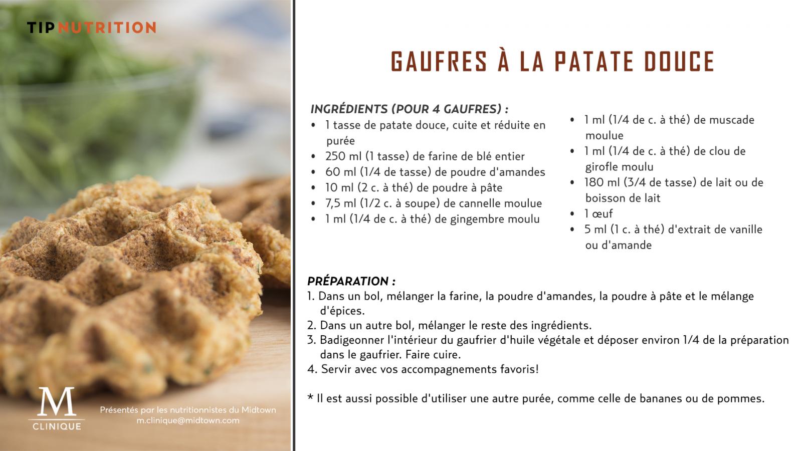 Gaufres-patate douce-recette