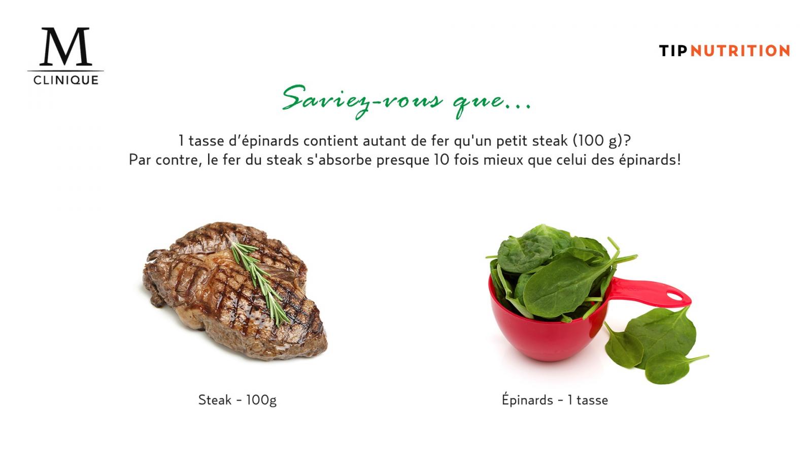 épinard-steak-nutrition-fer