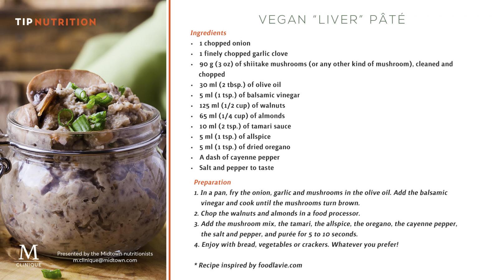 vegan-liver pâté-nutrition